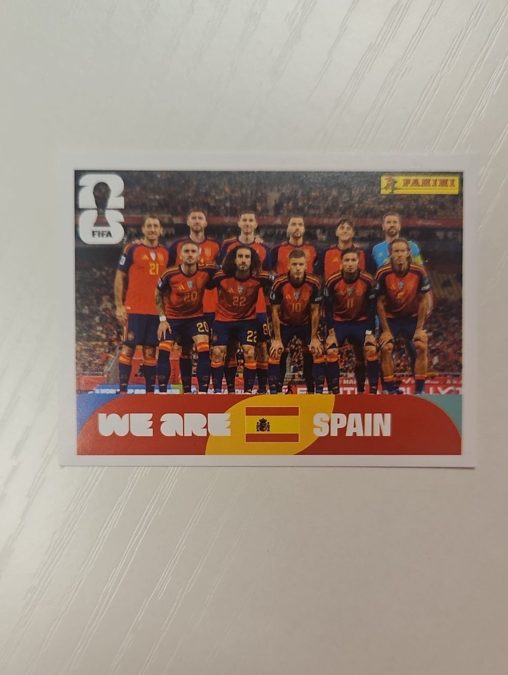 Panini Spain National Team Sticker - ESP 13